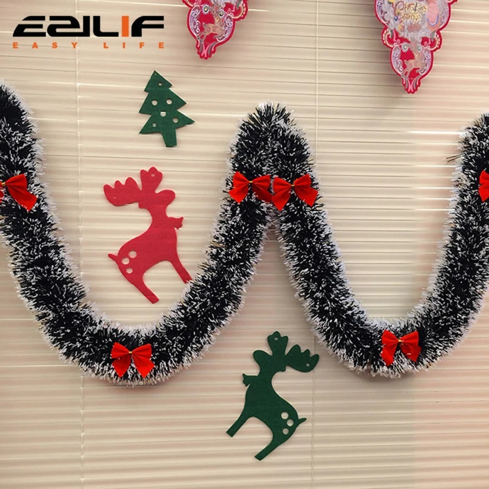 Christmas Tinsel Garland Artif - đánh giá và giá Led Fairy String Lights