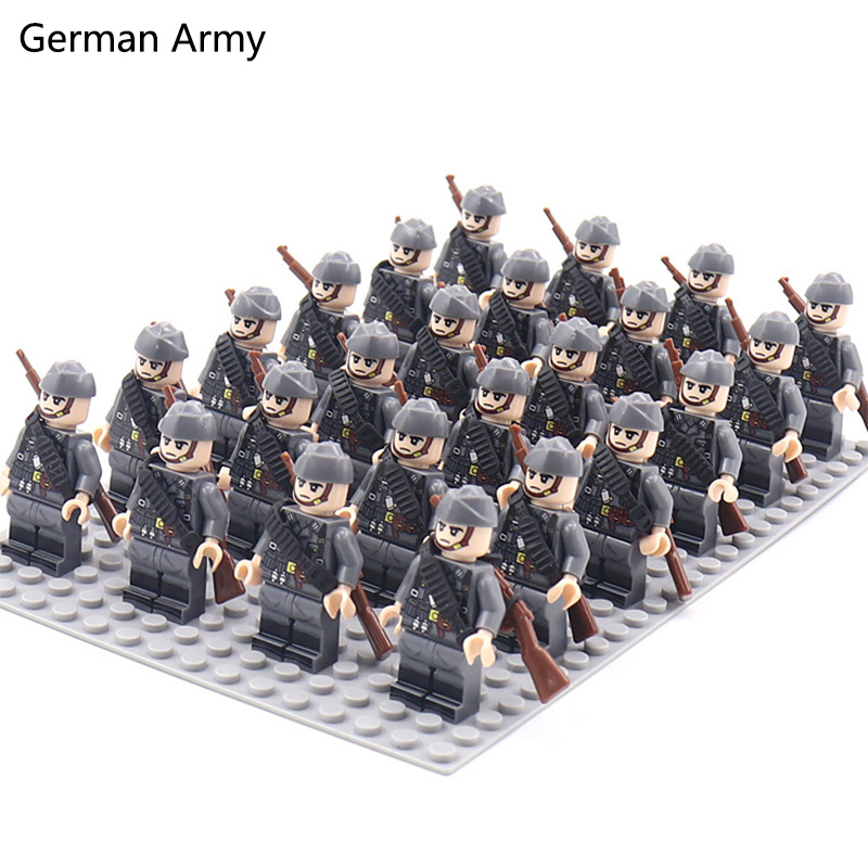 WW2 24 Cái/lốc Binh Lính Quân  - đánh giá và giá Lego Set Creator