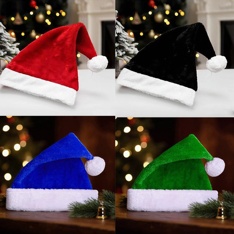 Soft Plush Christmas Santa Hat - đánh giá và giá Santa Hat Plush