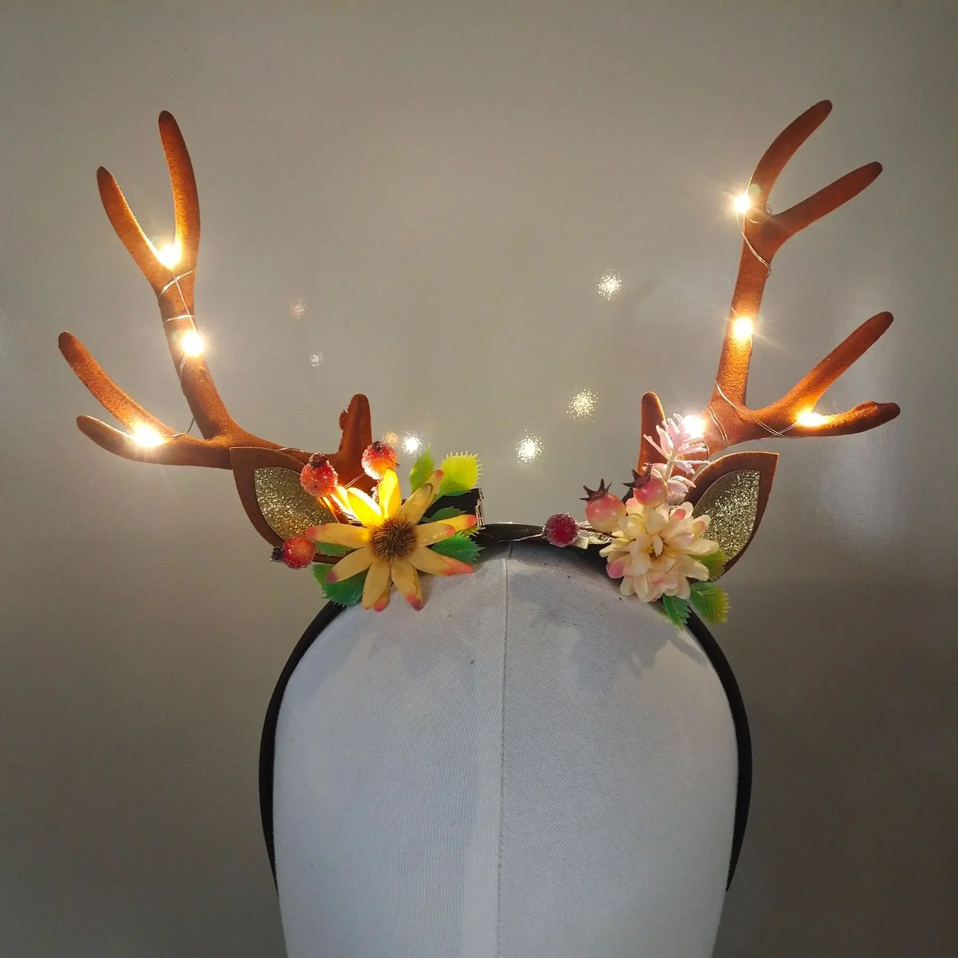 Women Girls Light Up Glowing R - đánh giá và giá Reindeer Antlers Headband