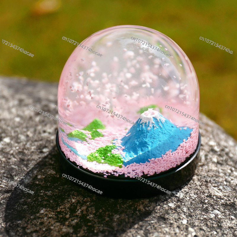 Mount Fuji romantic cherry blo - đánh giá và giá Snow Globe Musical