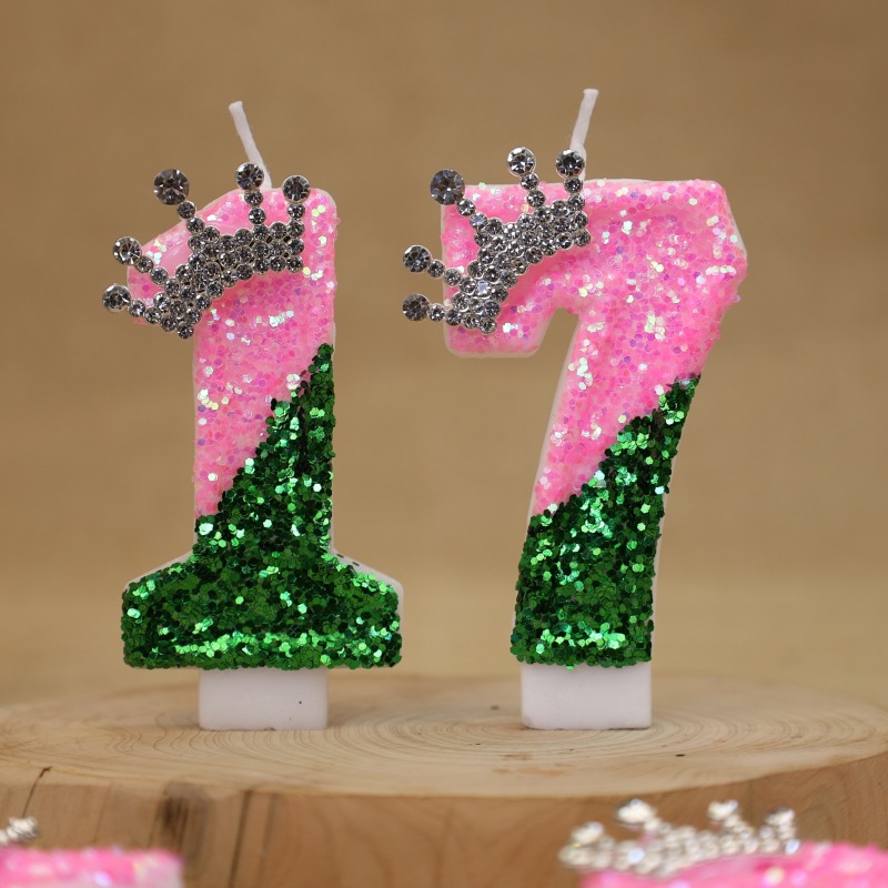 Sparkling Light Green Princess - đánh giá và giá Holiday Candle Set